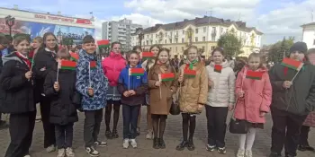 День Государственного флага, Государственного герба и Государственного гимна Республики Беларусь отпраздновали в Борисове