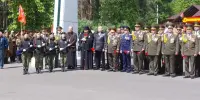 День Победы в военном городке Печи